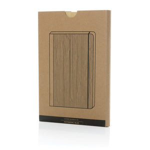 Taccuino A5 Scribe in bambù - personalizzabile con logo