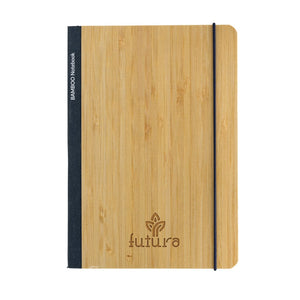 Taccuino A5 Scribe in bambù - personalizzabile con logo
