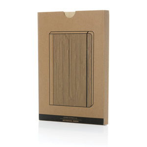 Taccuino A5 Scribe in bambù - personalizzabile con logo