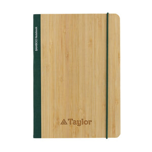 Taccuino A5 Scribe in bambù - personalizzabile con logo