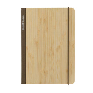 Taccuino A5 Scribe in bambù - personalizzabile con logo