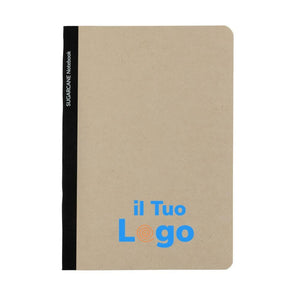 Taccuino A5 Stylo in canna da zucchero certificata Bonsucro - personalizzabile con logo