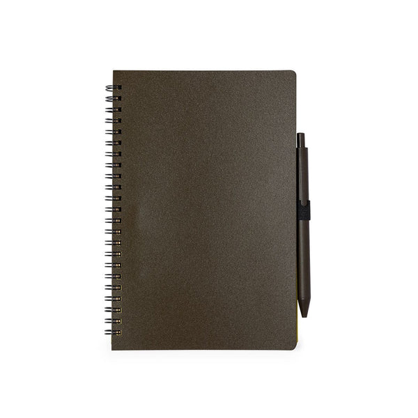 Taccuino Alanna MARRON - personalizzabile con logo