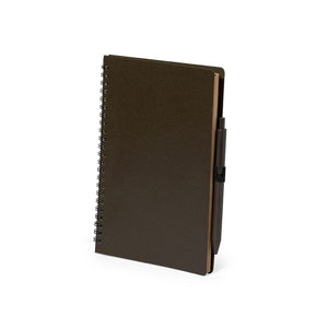 Taccuino Alanna MARRON - personalizzabile con logo