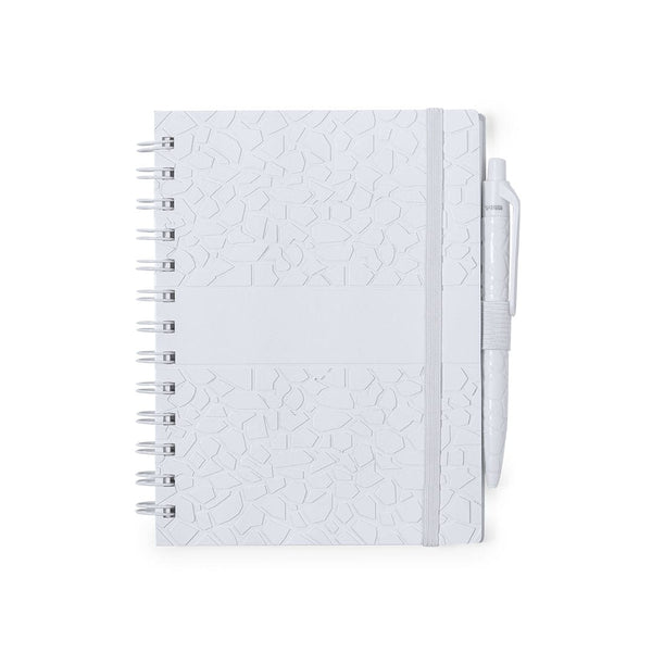 Taccuino Amber bianco - personalizzabile con logo