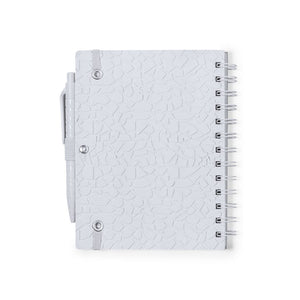 Taccuino Amber bianco - personalizzabile con logo