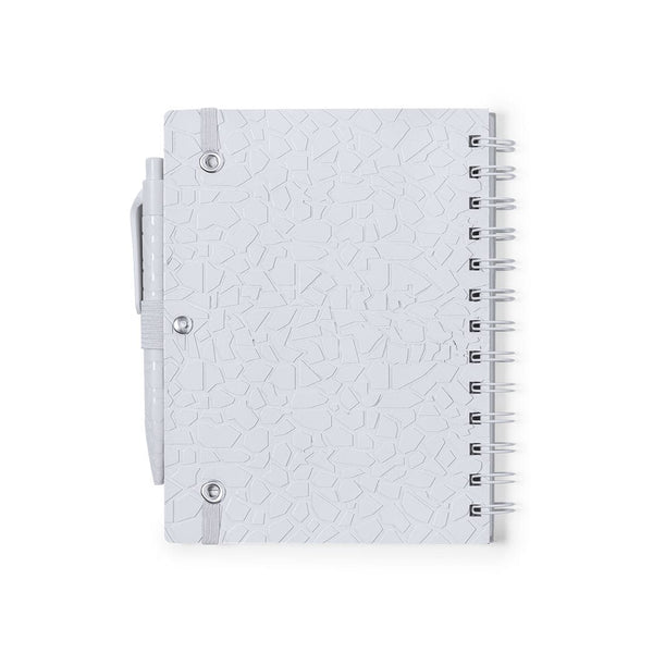 Taccuino Amber bianco - personalizzabile con logo