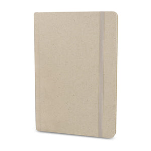 Taccuino carta d'erba A5 beige - personalizzabile con logo