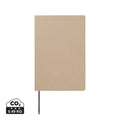Taccuino con copertina morbida VINGA Baltimore in PU RCS beige - personalizzabile con logo