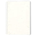 Taccuino con Semi Bitar bianco - personalizzabile con logo