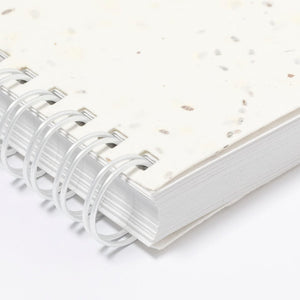 Taccuino con Semi Bitar bianco - personalizzabile con logo