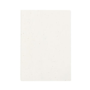 Taccuino con Semi Derna bianco - personalizzabile con logo