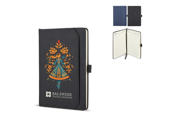 Taccuino con tasca Ashira A5 - personalizzabile con logo