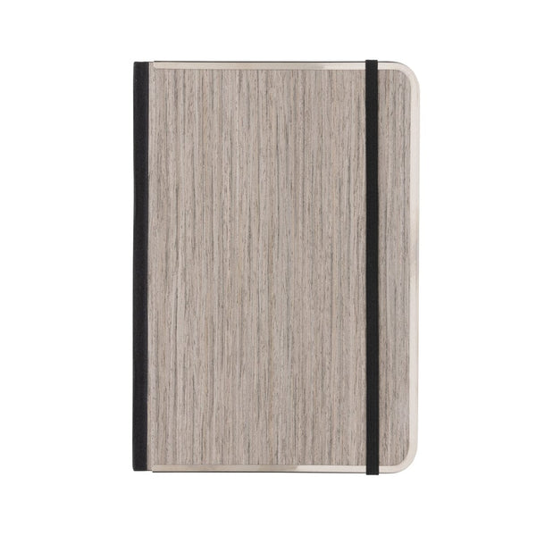 Taccuino deluxe A5 Treeline copertina in legno - personalizzabile con logo