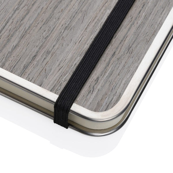 Taccuino deluxe A5 Treeline copertina in legno - personalizzabile con logo