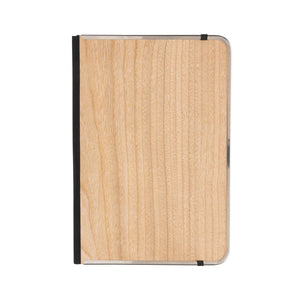 Taccuino deluxe A5 Treeline copertina in legno - personalizzabile con logo