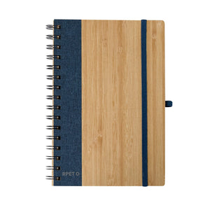 Taccuino Gasmon blu navy - personalizzabile con logo