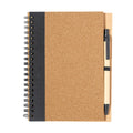 Taccuino Gienah nero - personalizzabile con logo