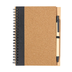 Taccuino Gienah nero - personalizzabile con logo
