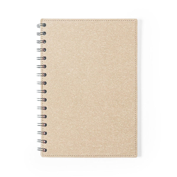 Taccuino Idina beige - personalizzabile con logo