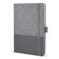 Taccuino in pelle termica A5 Grigio - personalizzabile con logo