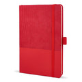 Taccuino in pelle termica A5 Rosso - personalizzabile con logo