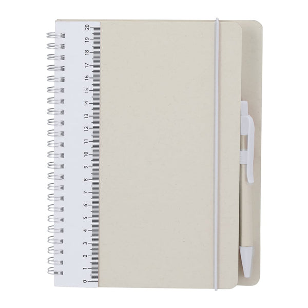 Taccuino Kirax bianco - personalizzabile con logo