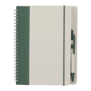 Taccuino Kirax verde escuro - personalizzabile con logo