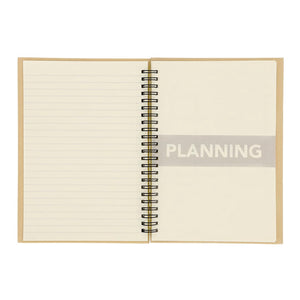 Taccuino Planning Mensile Celik natural - personalizzabile con logo