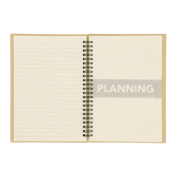 Taccuino Planning Mensile Celik natural - personalizzabile con logo