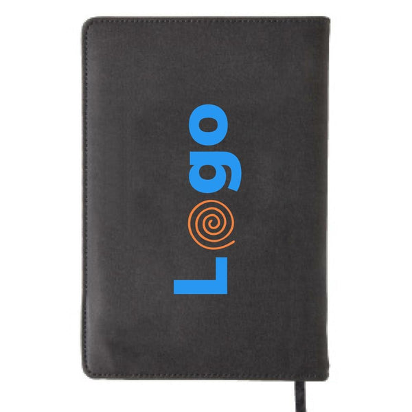 Taccuino porta smartphone nero - personalizzabile con logo