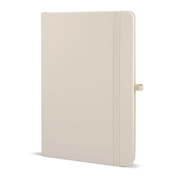 Taccuino PU Sora A5 Beige - personalizzabile con logo