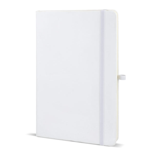 Taccuino PU Sora A5 Bianco - personalizzabile con logo