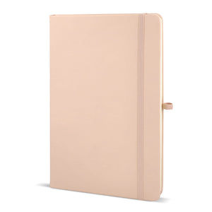 Taccuino PU Sora A5 Champagne - personalizzabile con logo