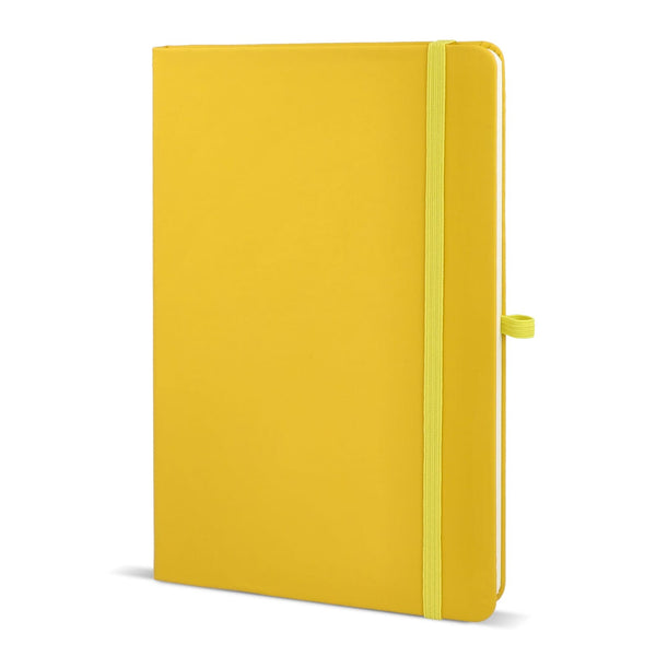 Taccuino PU Sora A5 Giallo - personalizzabile con logo