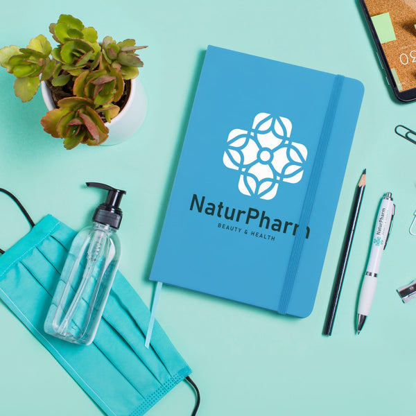 Taccuino PU Sora A5 - personalizzabile con logo