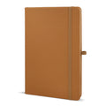 Taccuino PU Sora A5 marrone - personalizzabile con logo