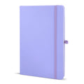 Taccuino PU Sora A5 rosa - personalizzabile con logo