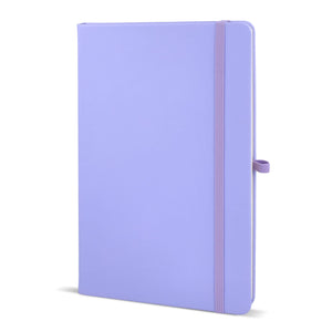 Taccuino PU Sora A5 rosa - personalizzabile con logo