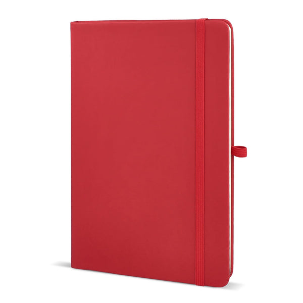 Taccuino PU Sora A5 Rosso - personalizzabile con logo