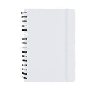 Taccuino Pusik bianco - personalizzabile con logo