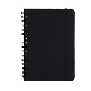 Taccuino Pusik nero - personalizzabile con logo
