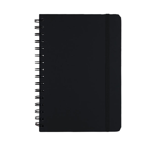 Taccuino Pusik nero - personalizzabile con logo