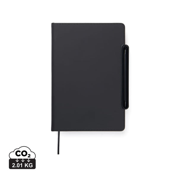Taccuino ricaricabile 4 in 1 VINGA Baltimore nero - personalizzabile con logo