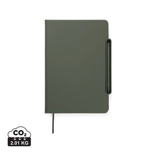 Taccuino ricaricabile 4 in 1 VINGA Baltimore verde - personalizzabile con logo