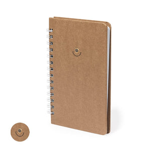 Taccuino Semi Astrida natural - personalizzabile con logo