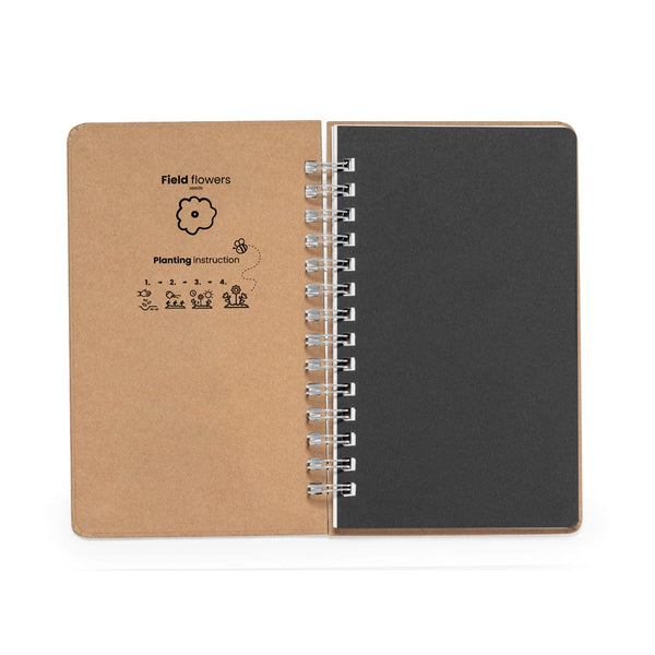Taccuino Semi Astrida natural - personalizzabile con logo
