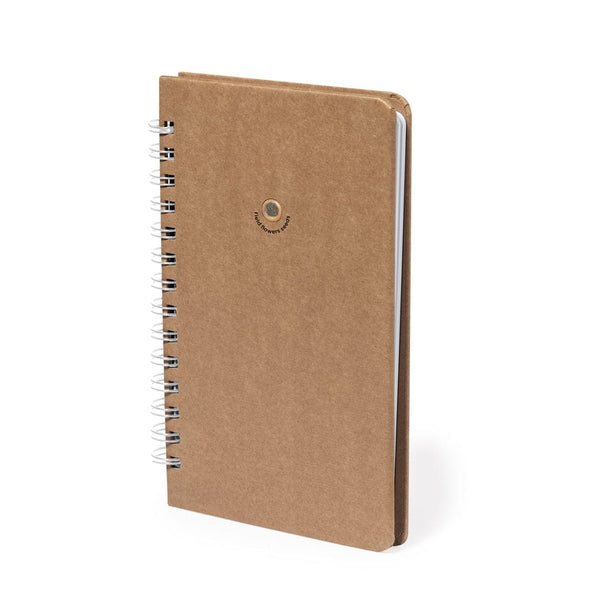 Taccuino Semi Astrida natural - personalizzabile con logo