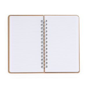 Taccuino Semi Astrida natural - personalizzabile con logo