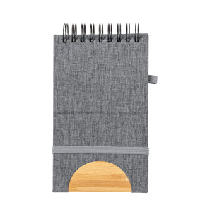 Taccuino Supporto Alyxa grey - personalizzabile con logo